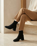 The Renard | Suede Block-Heel Boot