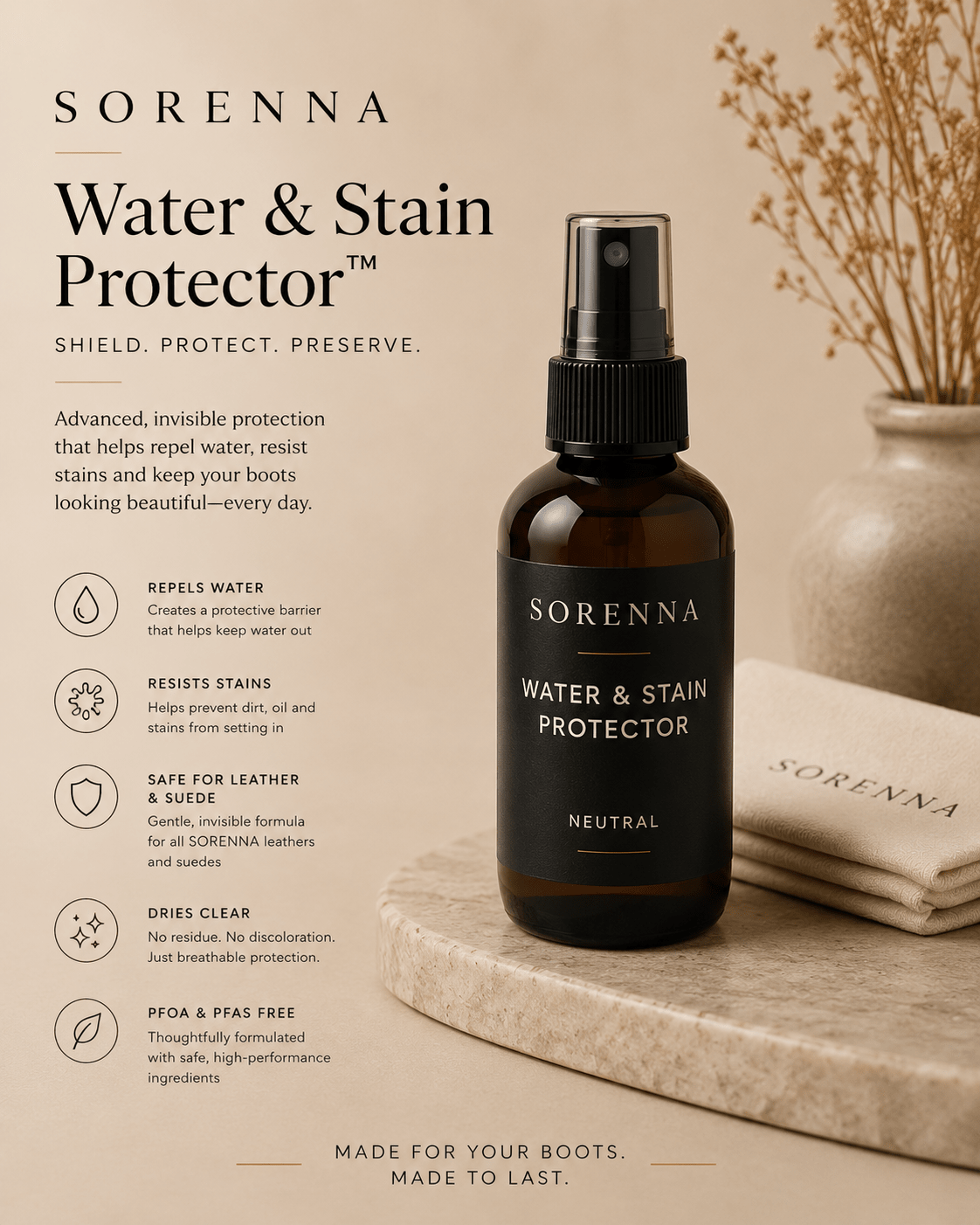 SORENNA Water & Stain Protector™ - SORENNA