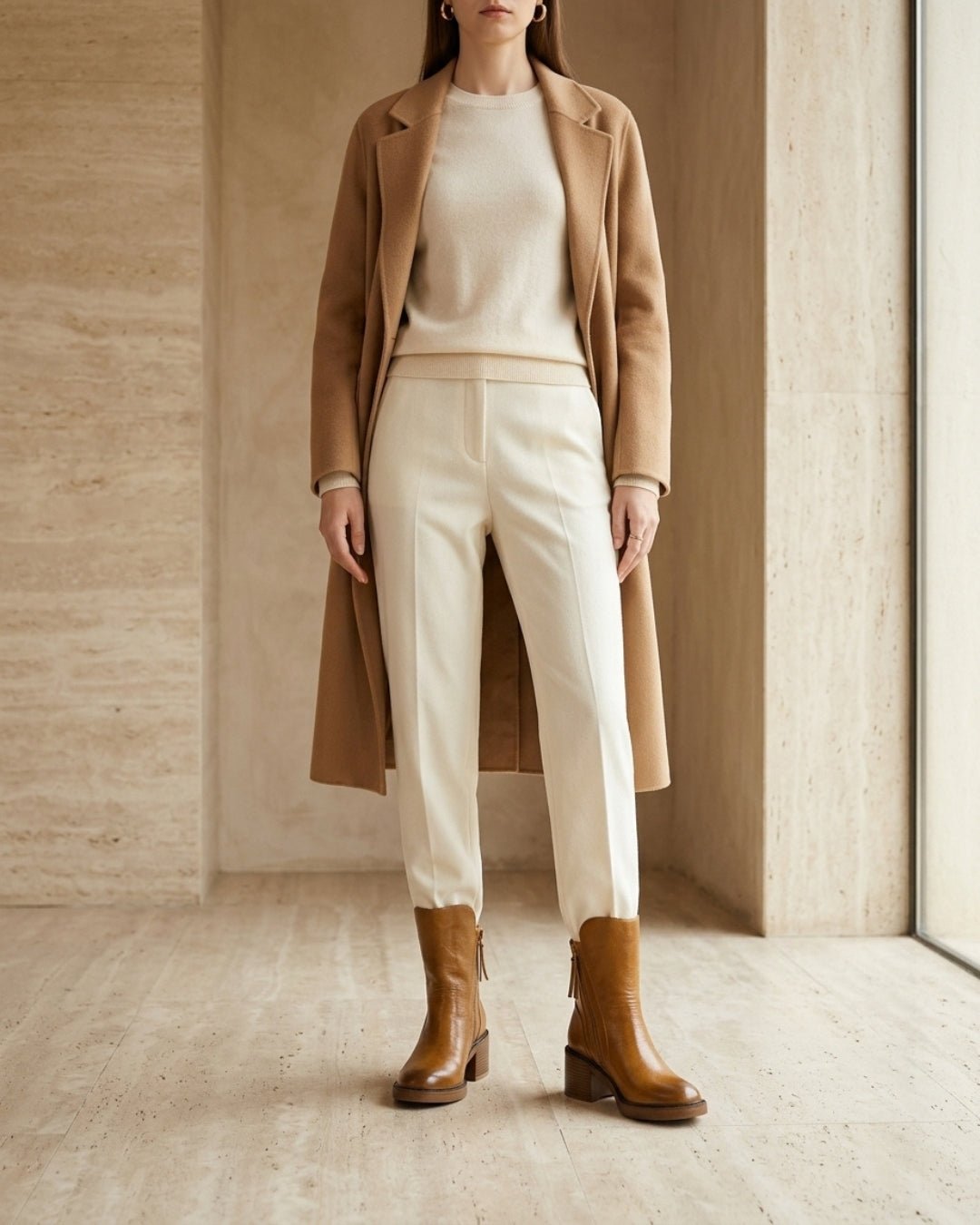 The Alessia | Sculpted Leather Ankle Boot - SORENNA
