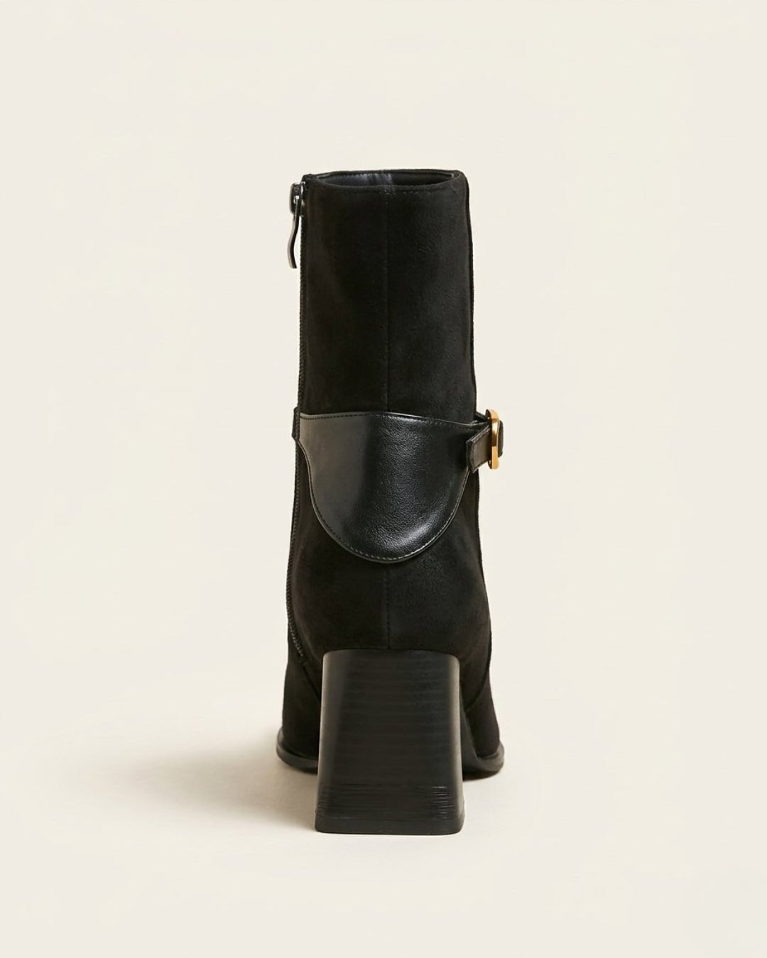 The Alverra | Buckled Suede Boot - SORENNA