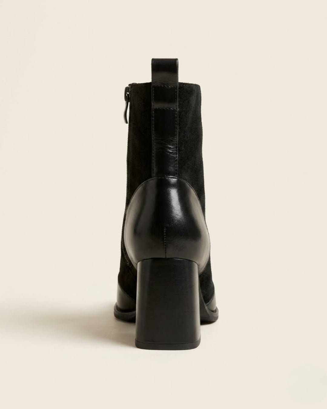 The Amara | Square-Toe Suede Boot - SORENNA