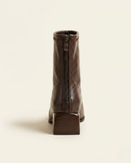 The Aurelia | Pointed-Toe Leather Boot - SORENNA