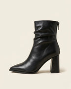 The Aveline | Pointed-Toe Heel Boot - SORENNA