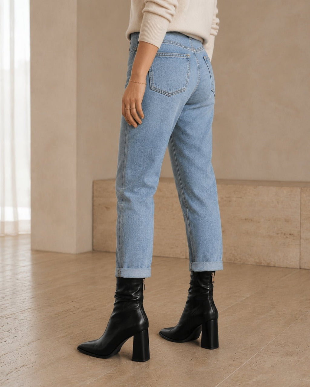 The Aveline | Pointed-Toe Heel Boot - SORENNA