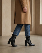 The Aveline | Pointed-Toe Heel Boot - SORENNA