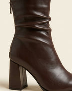 The Aveline | Pointed-Toe Heel Boot - SORENNA