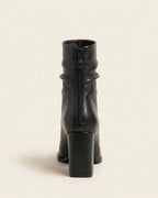 The Aveline | Pointed-Toe Heel Boot - SORENNA