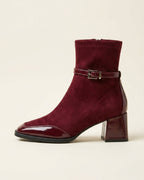 The Avenoir | Suede Block-Heel Boot - SORENNA