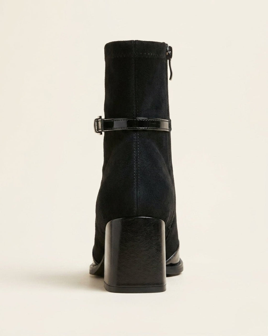 The Avenoir | Suede Block-Heel Boot - SORENNA