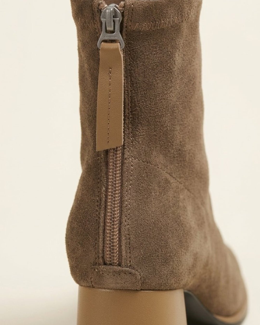 The Bellora | Square-Toe Suede Boot - SORENNA