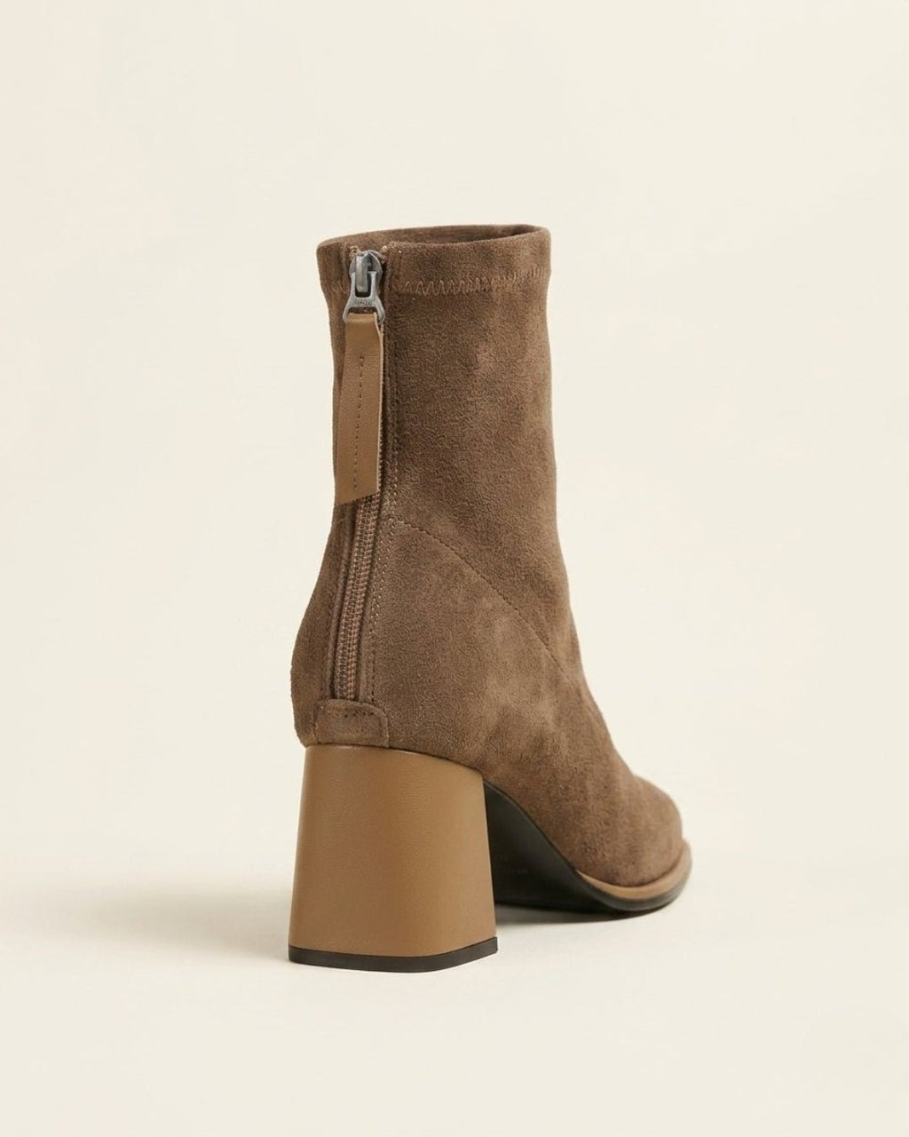 The Bellora | Square-Toe Suede Boot - SORENNA