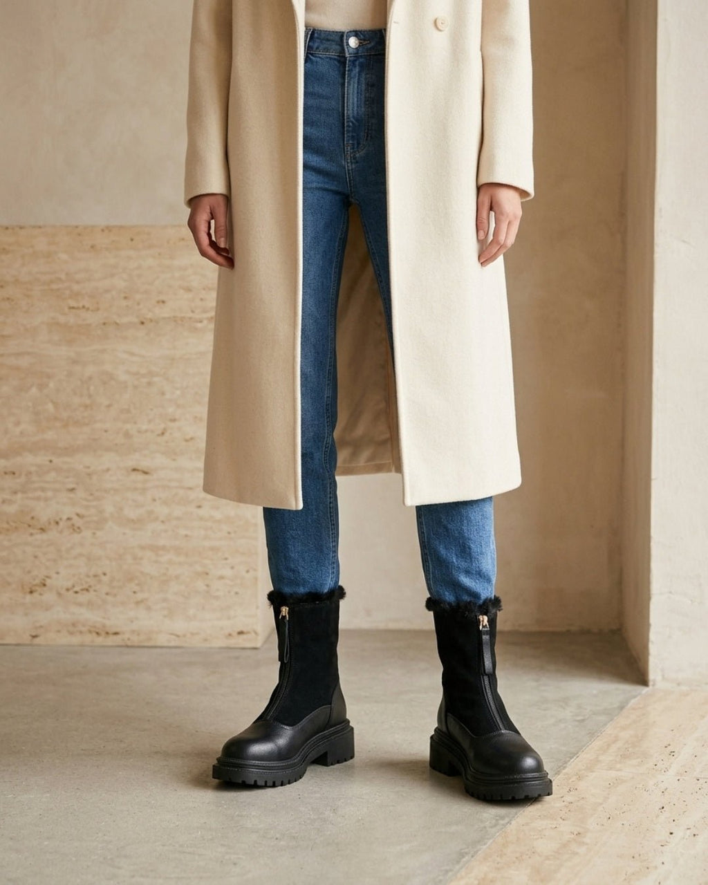 The Cortina | Shearling-Lined Boot - SORENNA