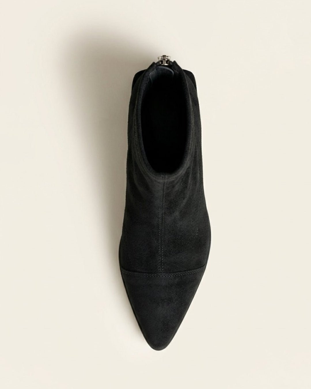 The Marvella | Pointed Suede Ankle Boot - SORENNA