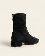 The Marvella | Pointed Suede Ankle Boot - SORENNA
