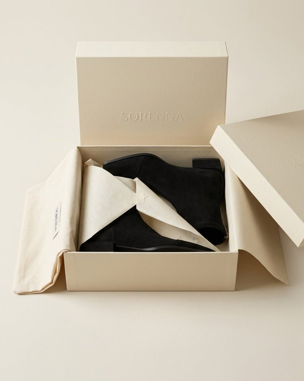 The Marvella | Pointed Suede Ankle Boot - SORENNA