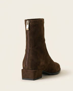 The Marvella | Pointed Suede Ankle Boot - SORENNA