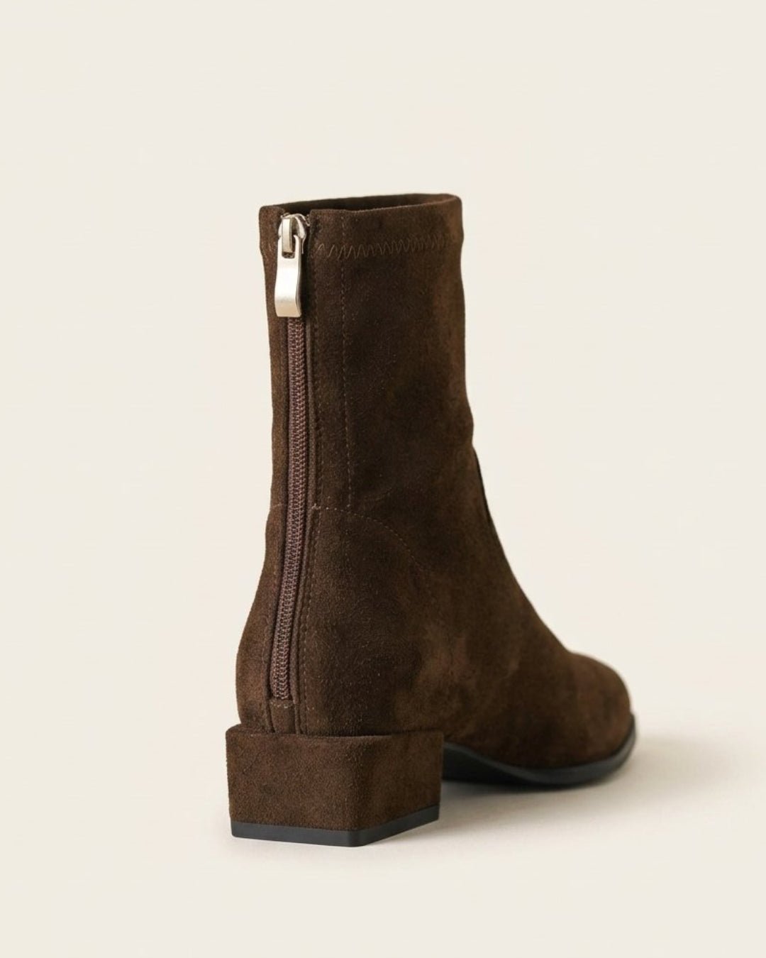 The Marvella | Pointed Suede Ankle Boot - SORENNA