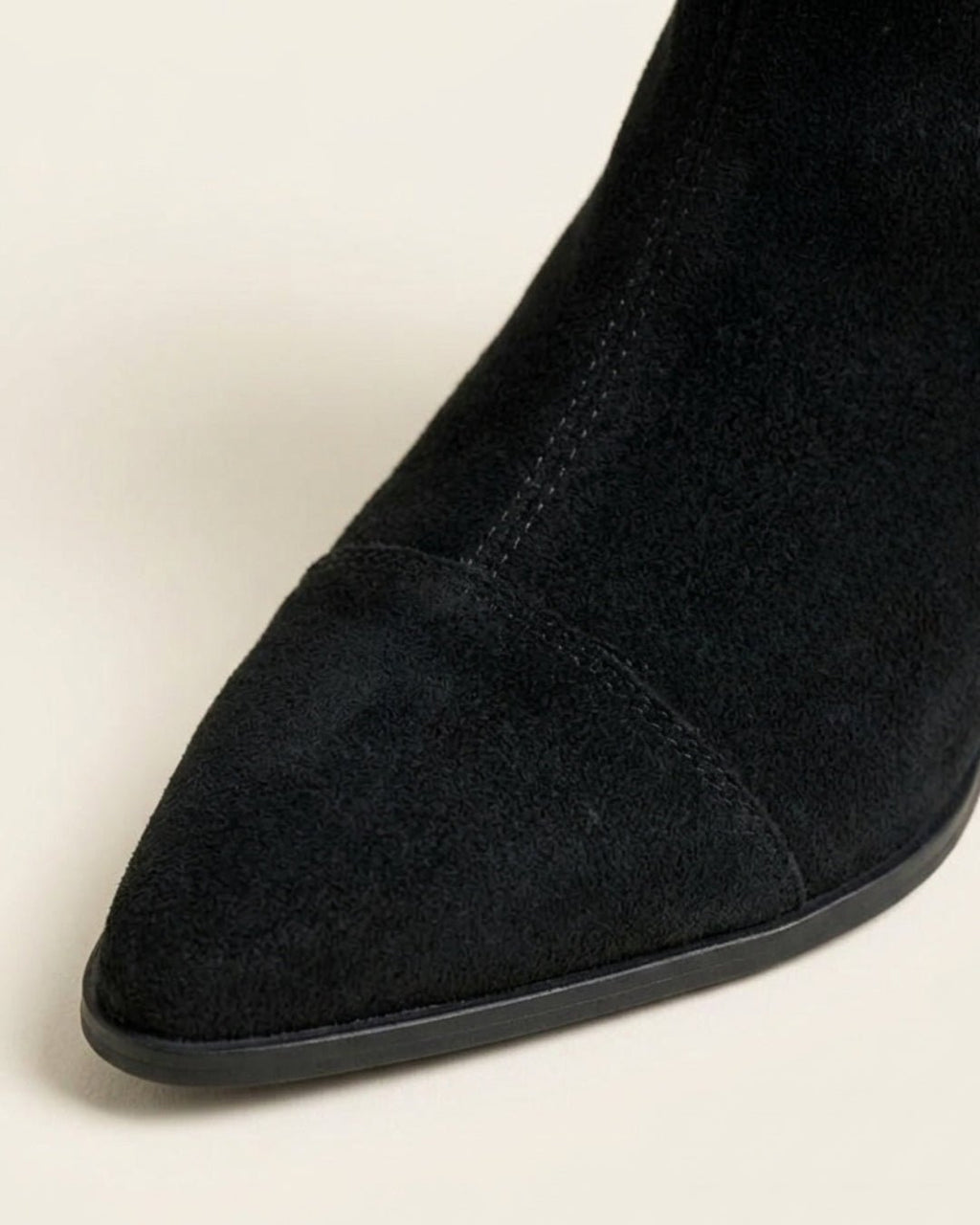 The Marvella | Pointed Suede Ankle Boot - SORENNA