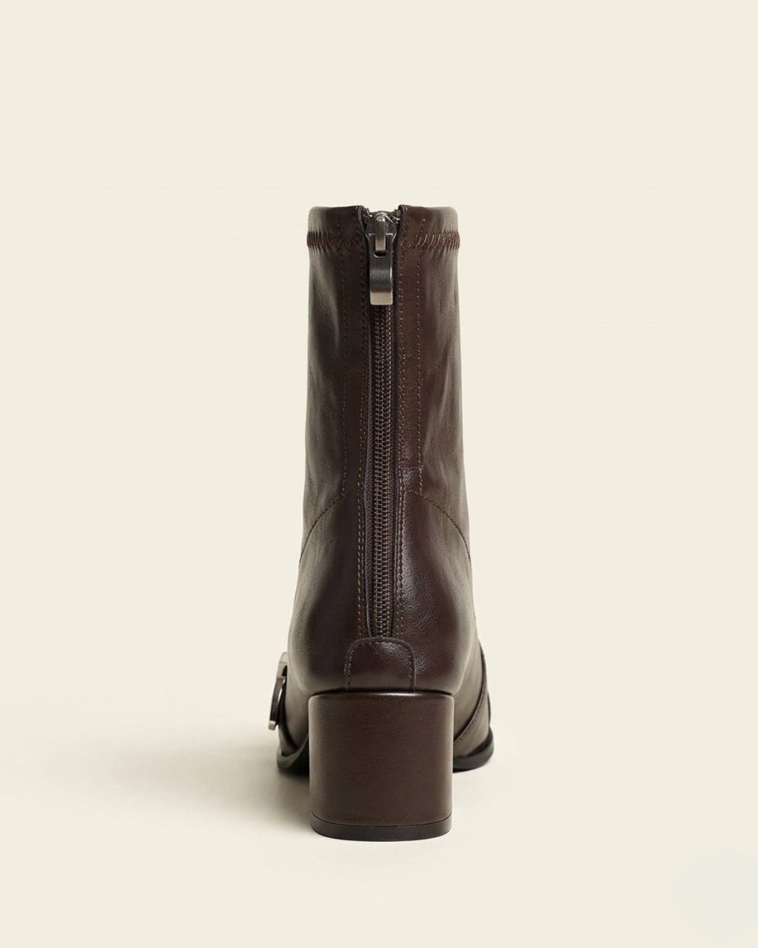 The Ravelle | Double-Buckle Leather Boot - SORENNA