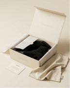 The Ravelle | Patent-Toe Suede Boot - SORENNA
