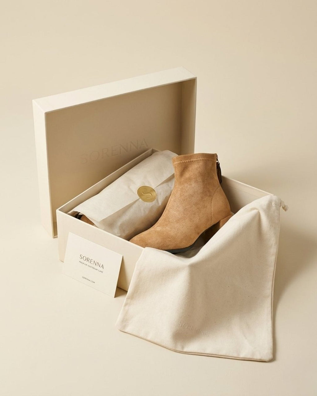The Renard | Suede Block-Heel Boot - SORENNA