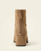 The Renard | Suede Block-Heel Boot - SORENNA