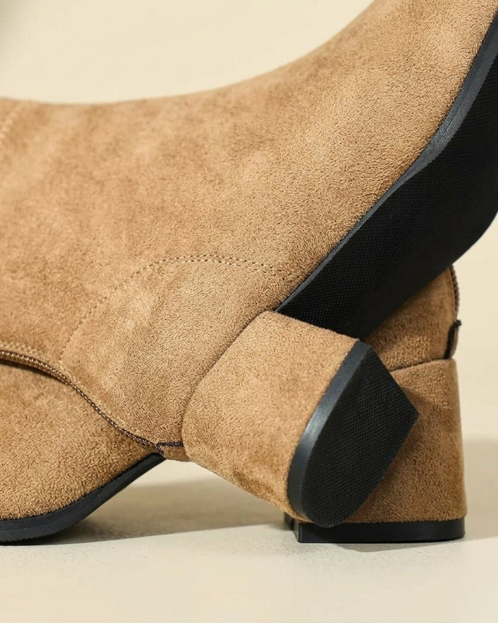 The Renard | Suede Block-Heel Boot - SORENNA