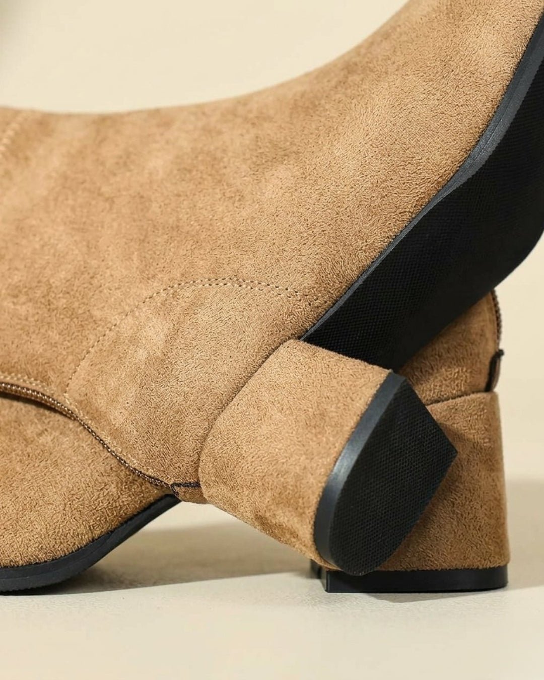 The Renard | Suede Block-Heel Boot - SORENNA