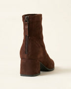 The Renard | Suede Block-Heel Boot - SORENNA