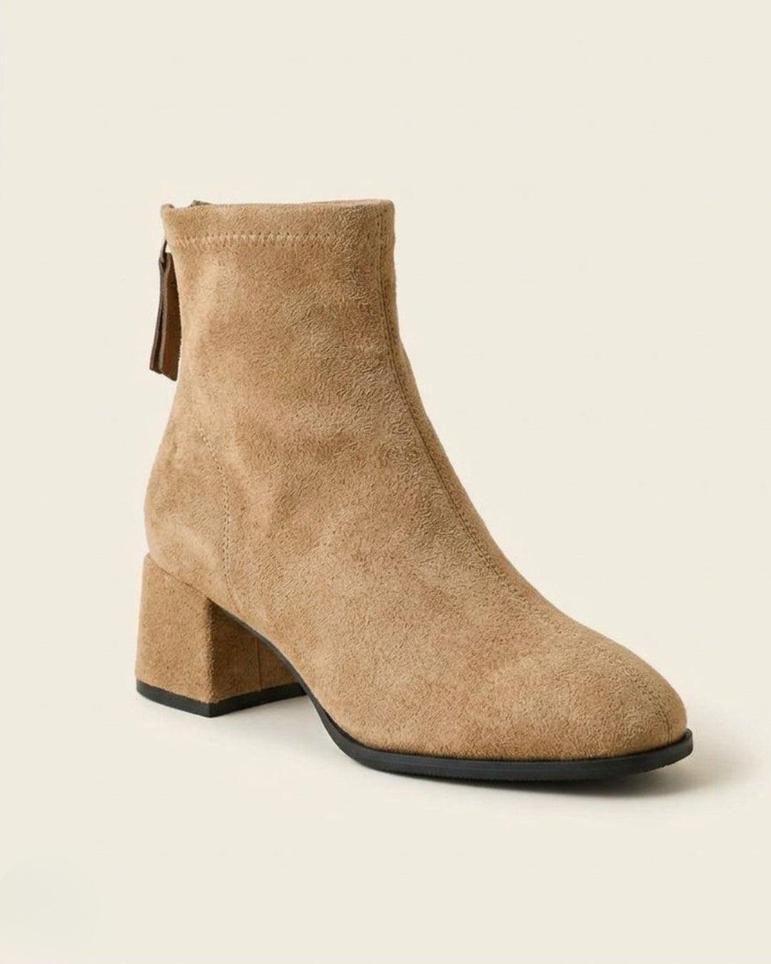 The Renard | Suede Block-Heel Boot - SORENNA