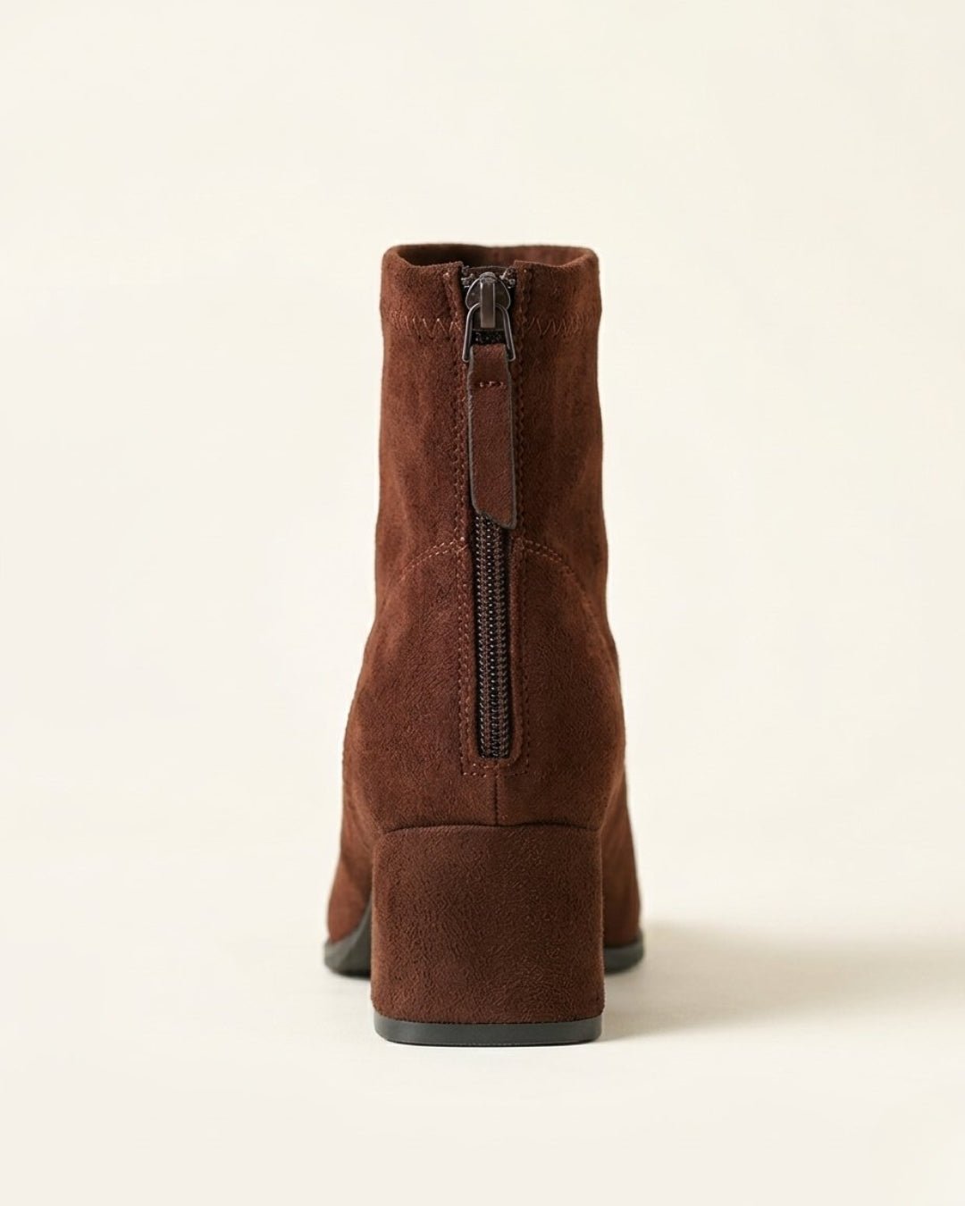 The Renard | Suede Block-Heel Boot - SORENNA