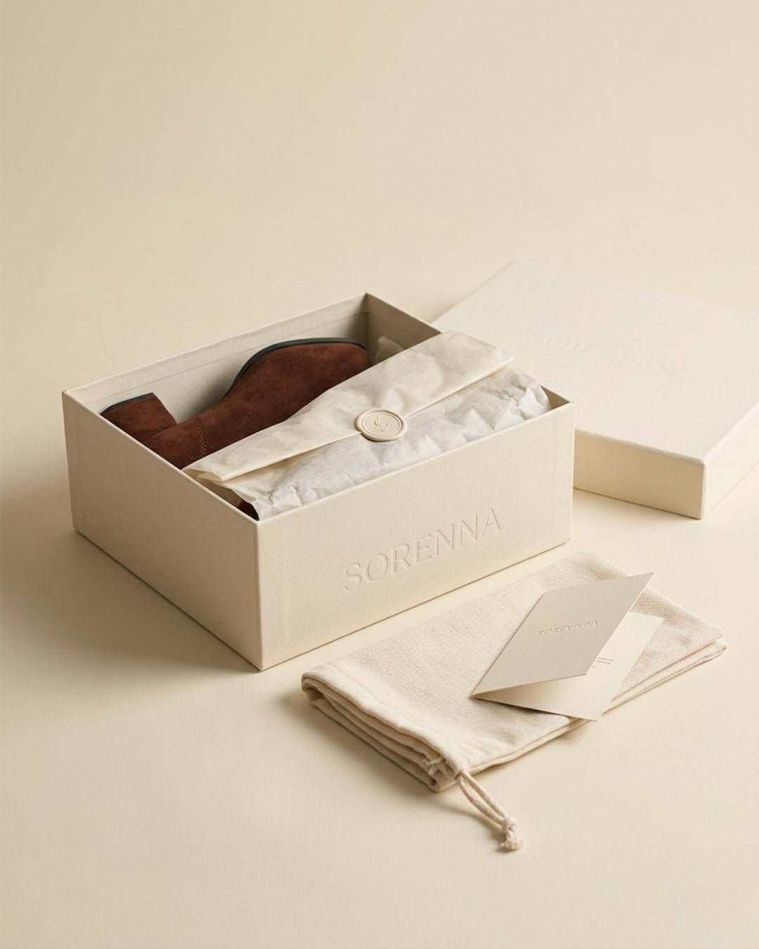 The Renard | Suede Block-Heel Boot - SORENNA