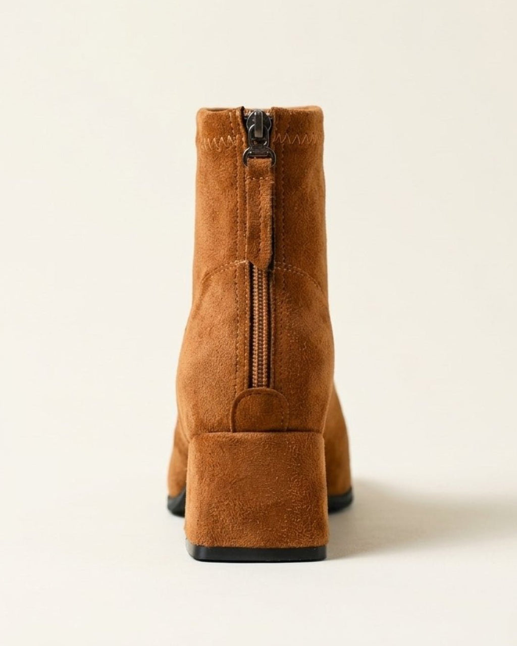 The Renard | Suede Block-Heel Boot - SORENNA
