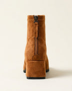 The Renard | Suede Block-Heel Boot - SORENNA