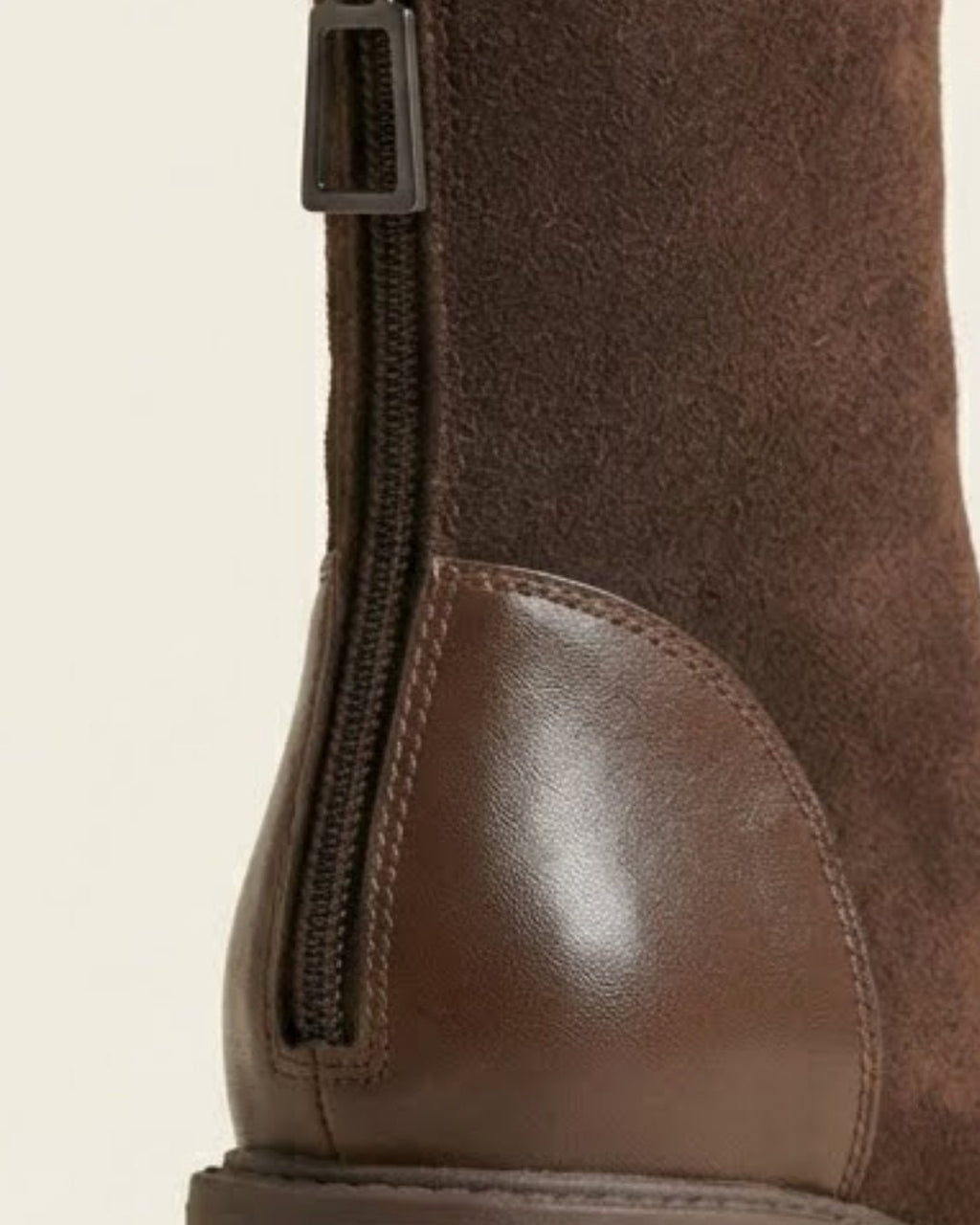 The Rowena | Suede Block-Heel Boot - SORENNA