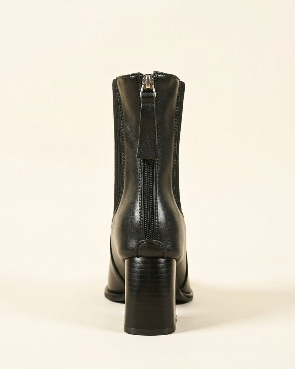 The Savine | Stretch-Knit Leather Boot - SORENNA