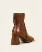 The Savine | Stretch-Knit Leather Boot - SORENNA