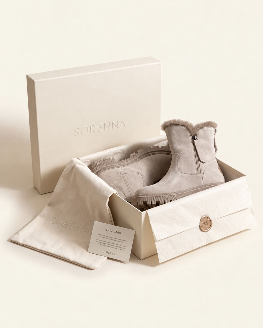 The Selene | Suede Winter Boot - SORENNA