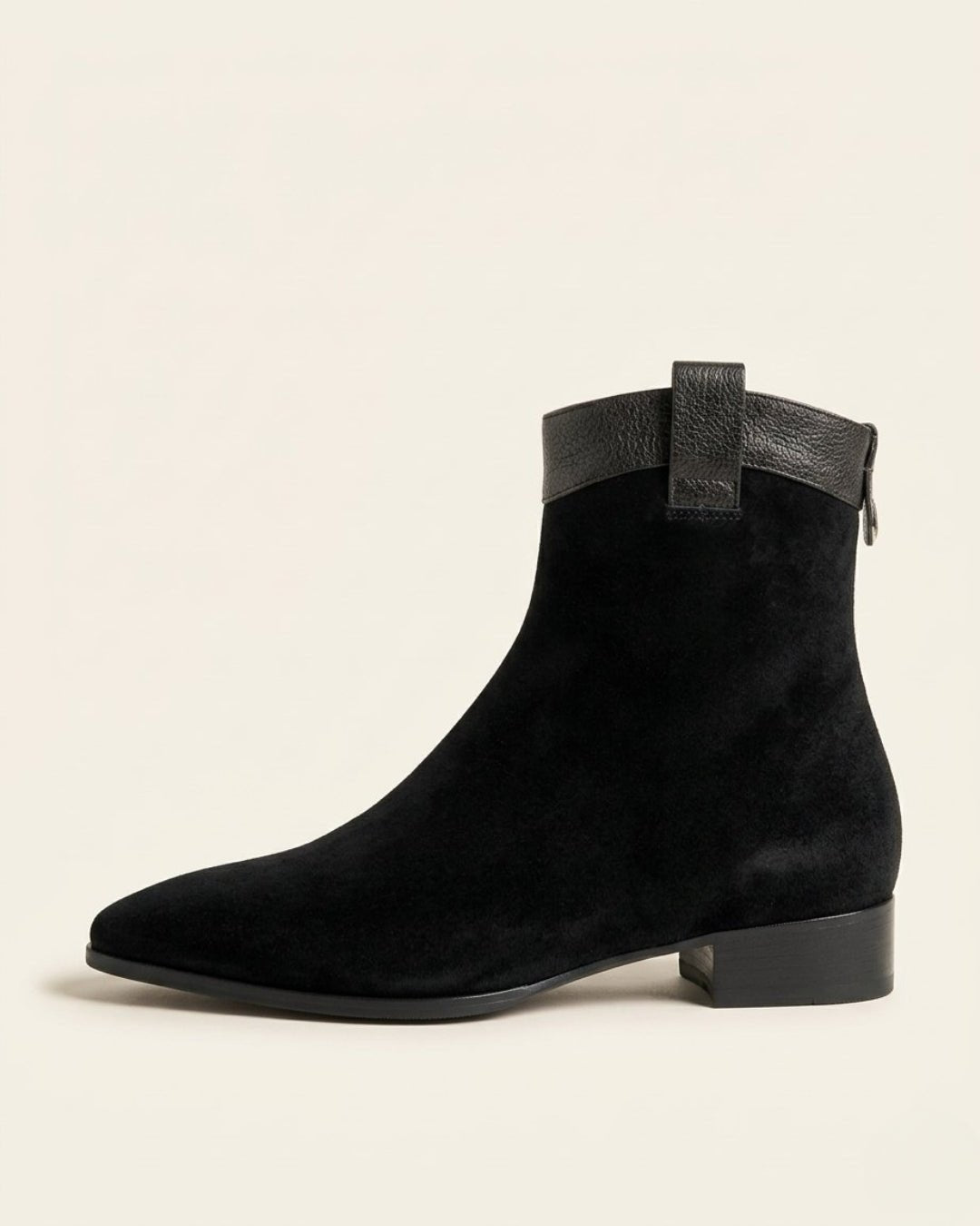 The Valonne | Pointed Suede Boot - SORENNA