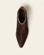The Valonne | Pointed Suede Boot - SORENNA
