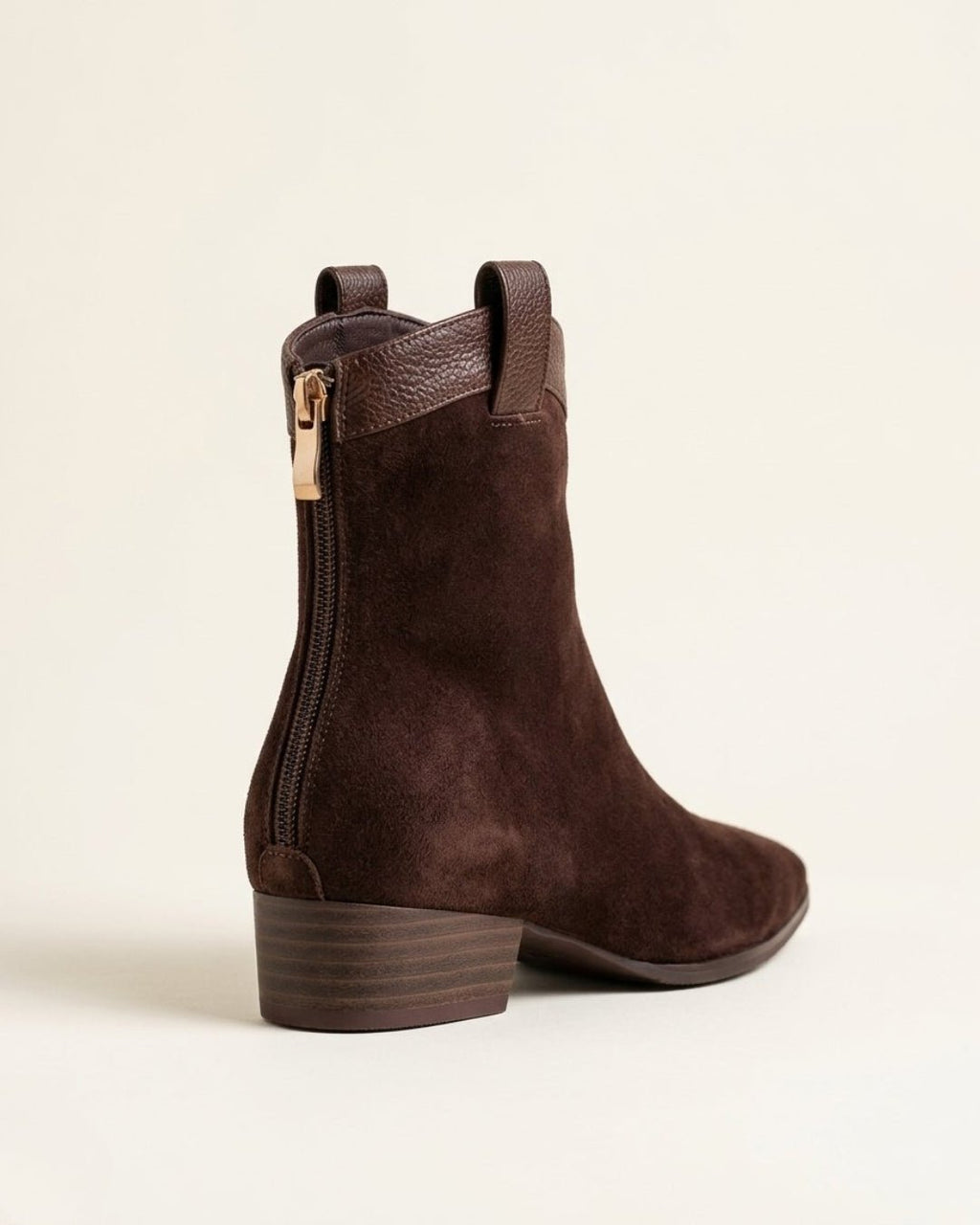 The Valonne | Pointed Suede Boot - SORENNA