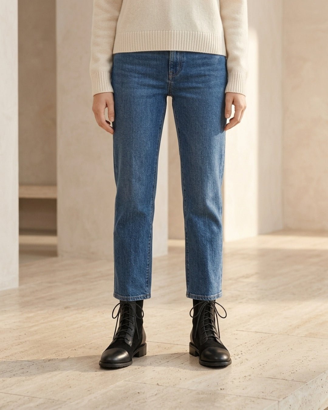 The Verona | Suede Lace-Up Boot - SORENNA