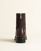 The Verona | Suede Lace-Up Boot - SORENNA