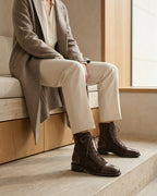 The Verona | Suede Lace-Up Boot - SORENNA