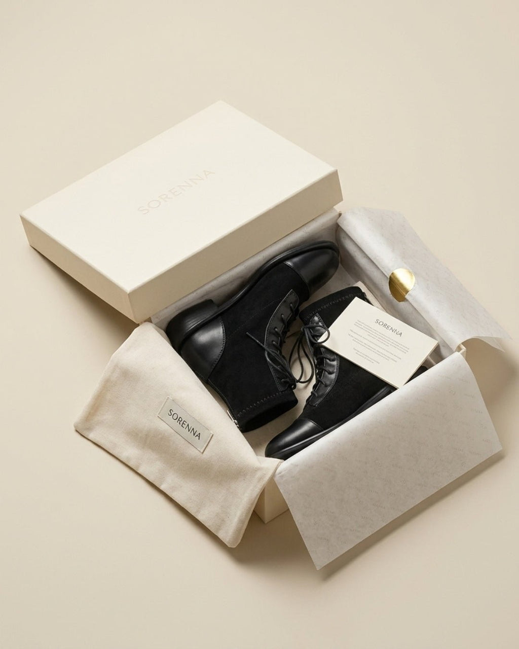 The Verona | Suede Lace-Up Boot - SORENNA
