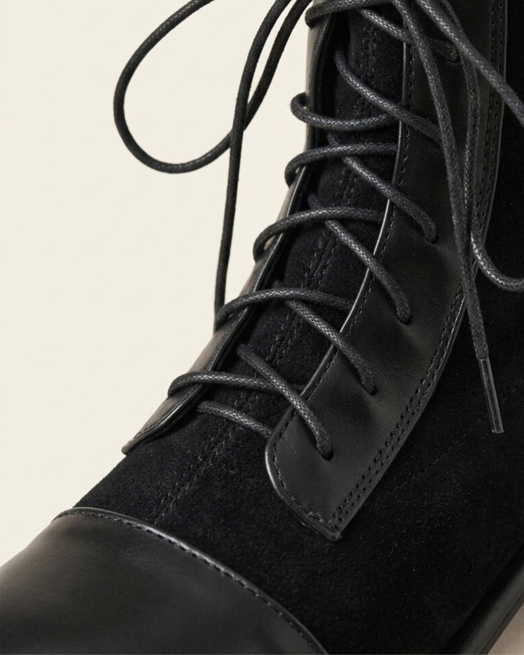 The Verona | Suede Lace-Up Boot - SORENNA