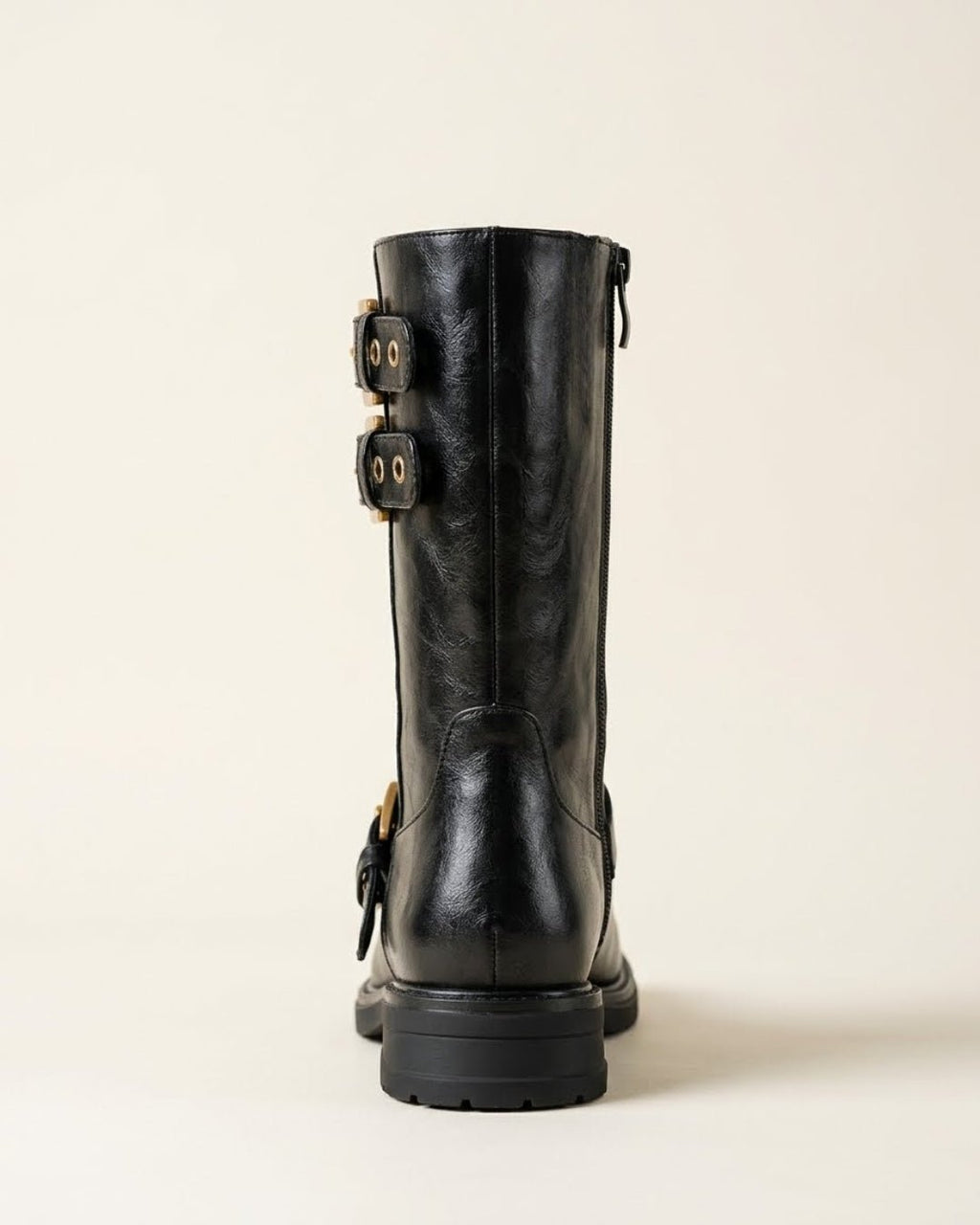 The Vittoria | Buckled Leather Boot - SORENNA