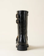 The Vittoria | Buckled Leather Boot - SORENNA