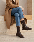 The Vittoria | Buckled Leather Boot - SORENNA