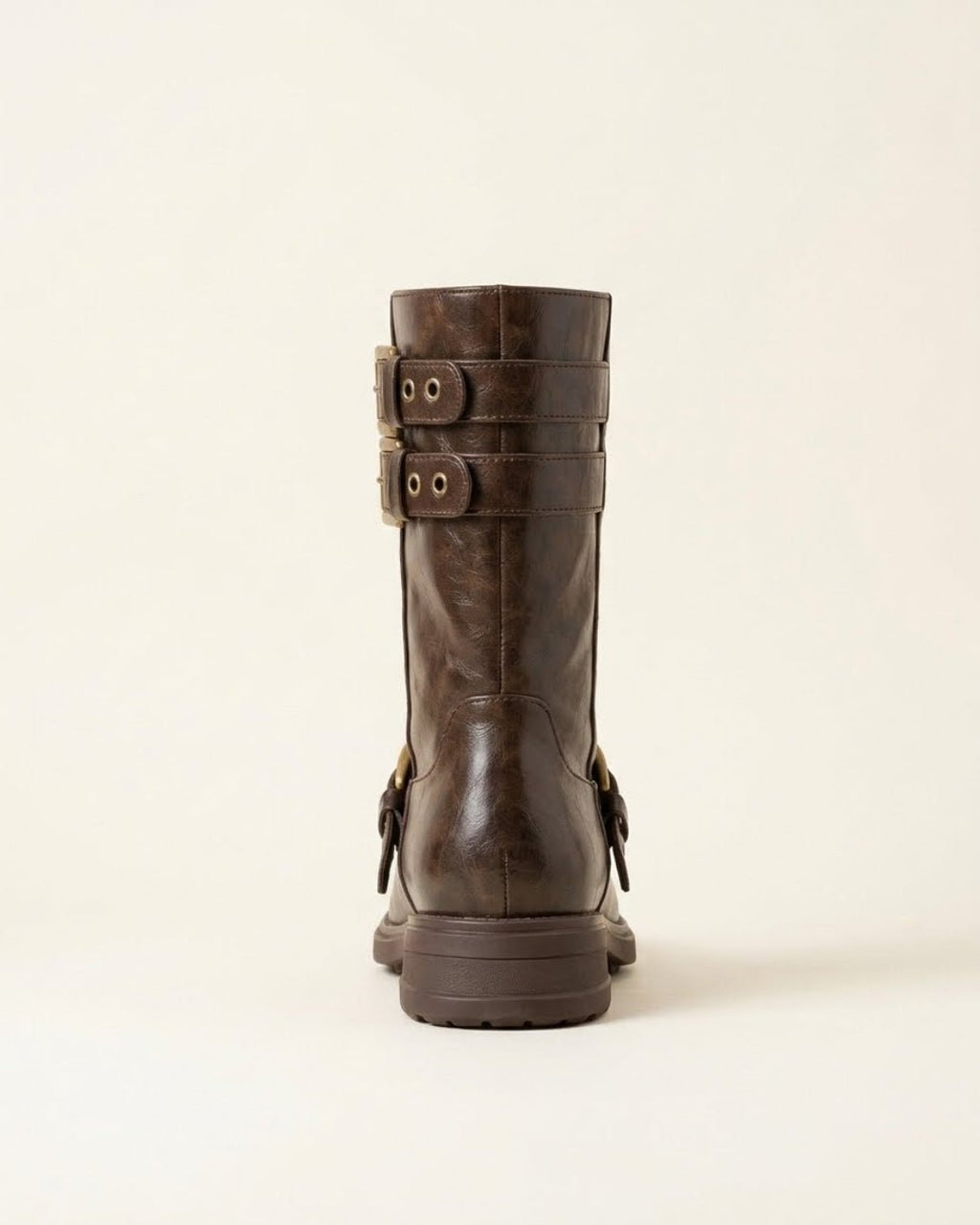 The Vittoria | Buckled Leather Boot - SORENNA